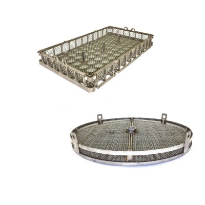 Custom Processing Crimped Wire Meshes And Loading Fixtures For The Heat Treatments