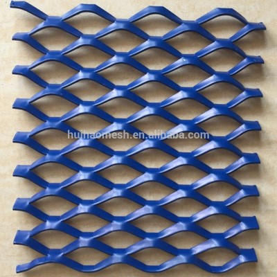 34x100mm Hexagonal Hole Decorative Expanded Aluminum Mesh for Building Cladding