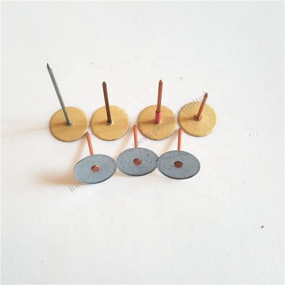 Duct Liner Fasteners RockWool Paper Insulation Mini Cupped Head Pins